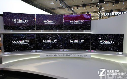 LG新品柔性曲面OLED电视